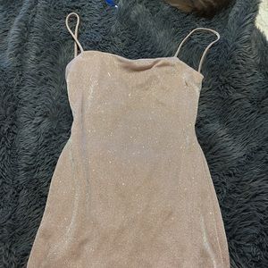 Windsor bodycon sequin champagne mini dress